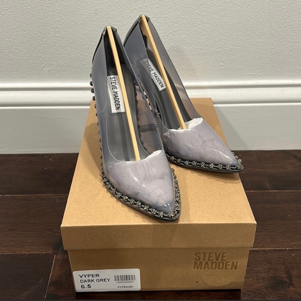 STEVE MADDEN vyper dark grey 6.5
